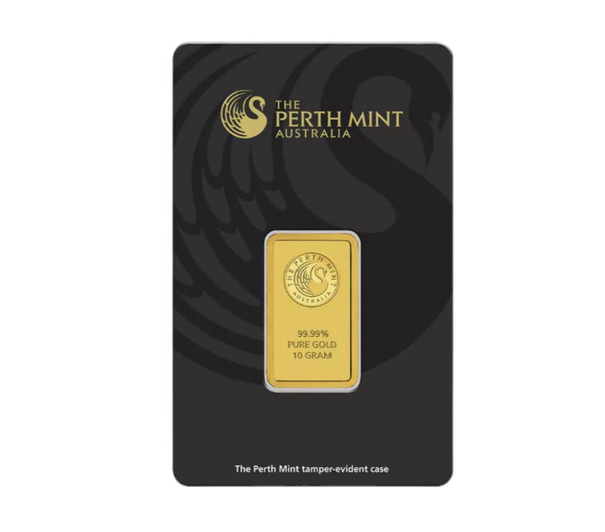 Lingotto oro puro 24k 10 grammi (the perth mint) Australia