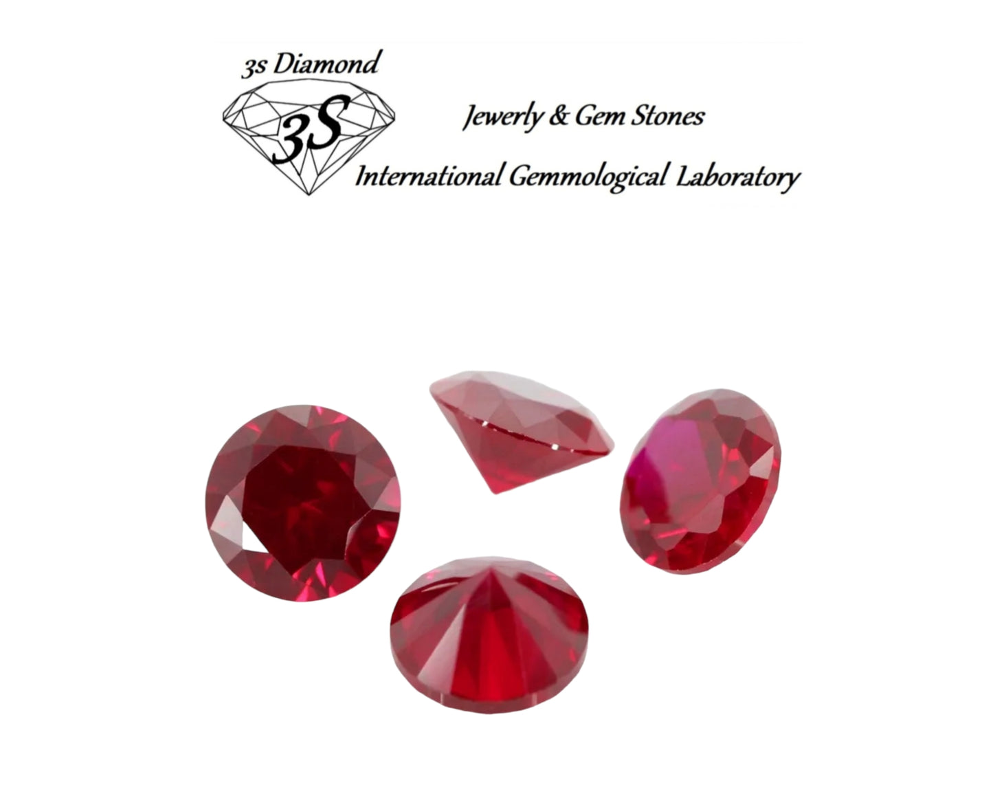 natural brilliant cut ruby 1.90 ct transparent blood red