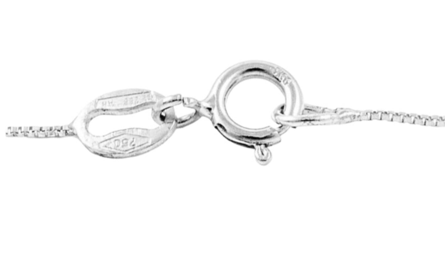 HRD certified light point pendant in white gold with natural diamond 0.31 ct