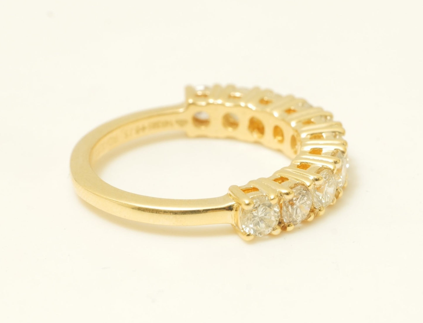 Anello riviera - 18k bianco - 1.72ct. tw. Diamante (Naturale) - Fede nuziale