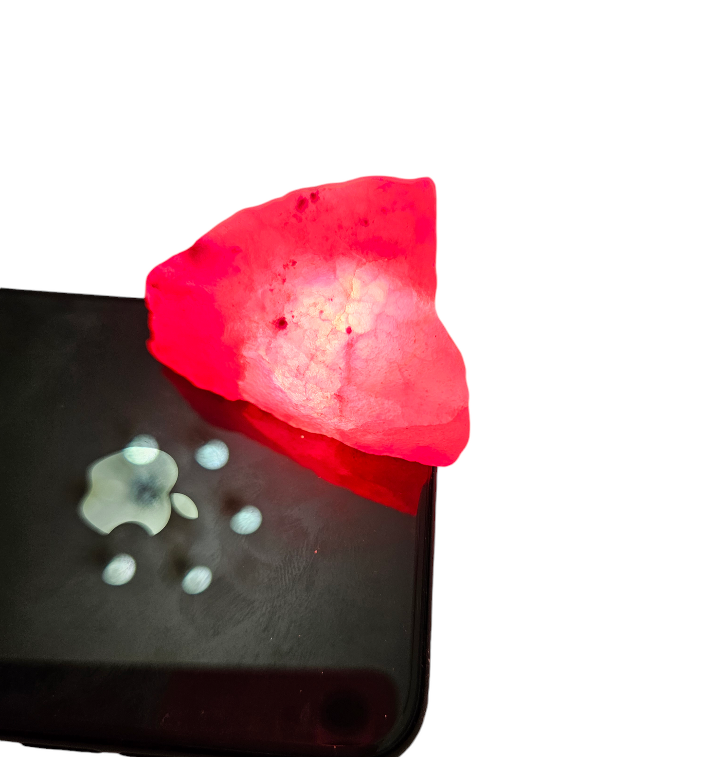 Rubí natural crudo rojo paloma 227 ct