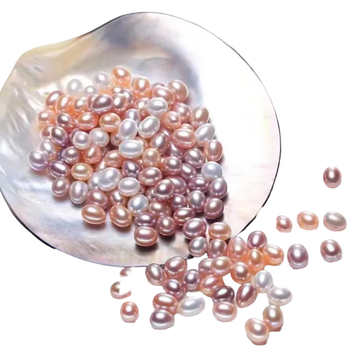 gold trilogy necklace with 0.38ct natural diamond and natural pearl