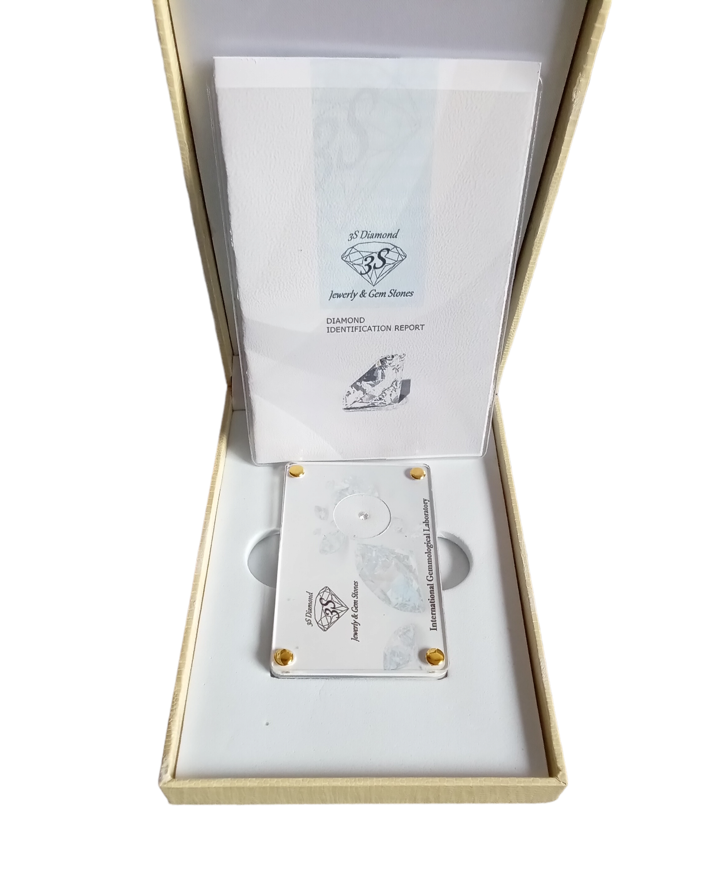 Diamante natural de talla brillante de 0,25 ct Color D VVS1