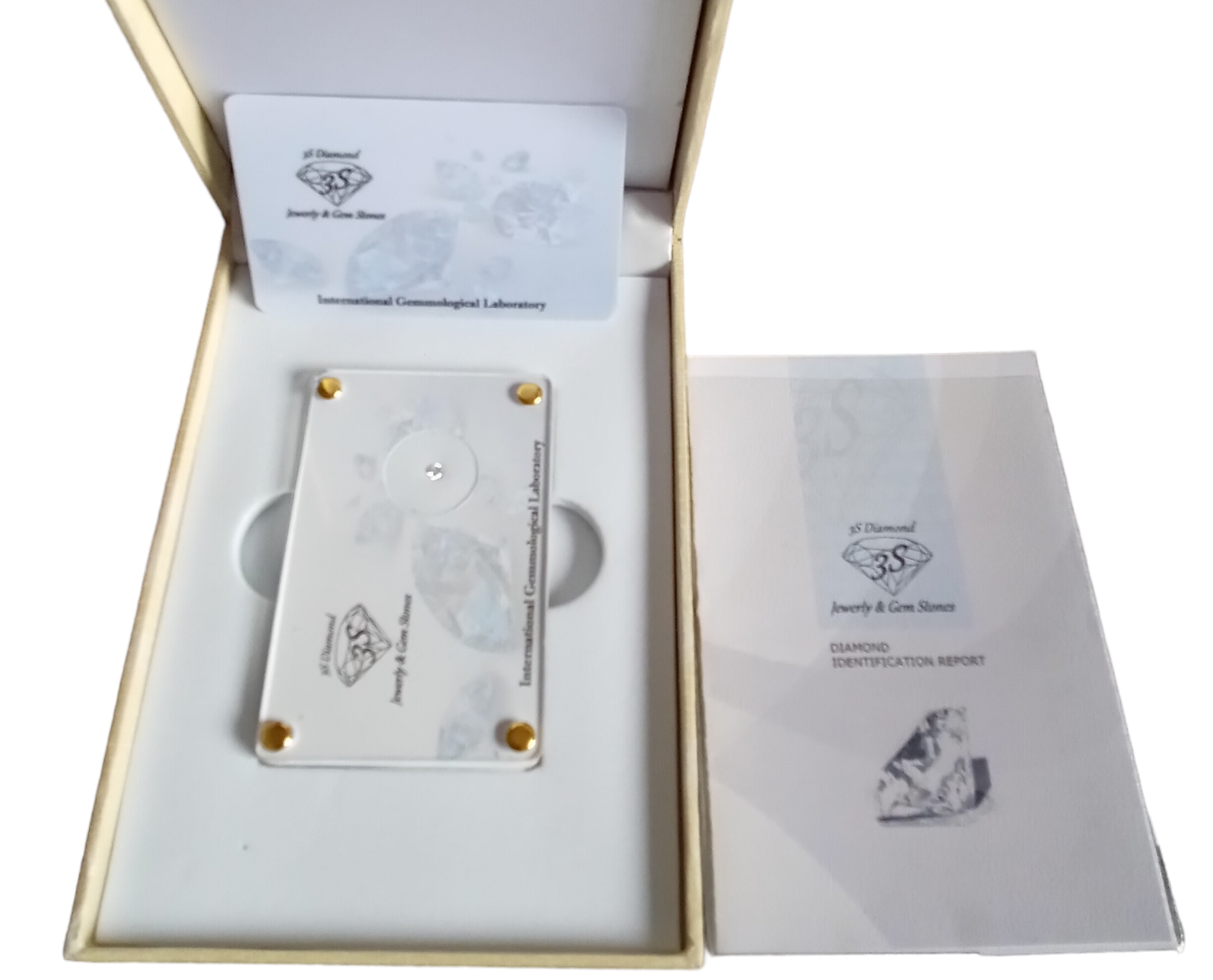 Diamante natural de talla brillante de 0,25 ct Color D VVS1