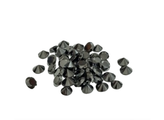 Diamantes negros naturales sueltos de 1 mm a 3 mm