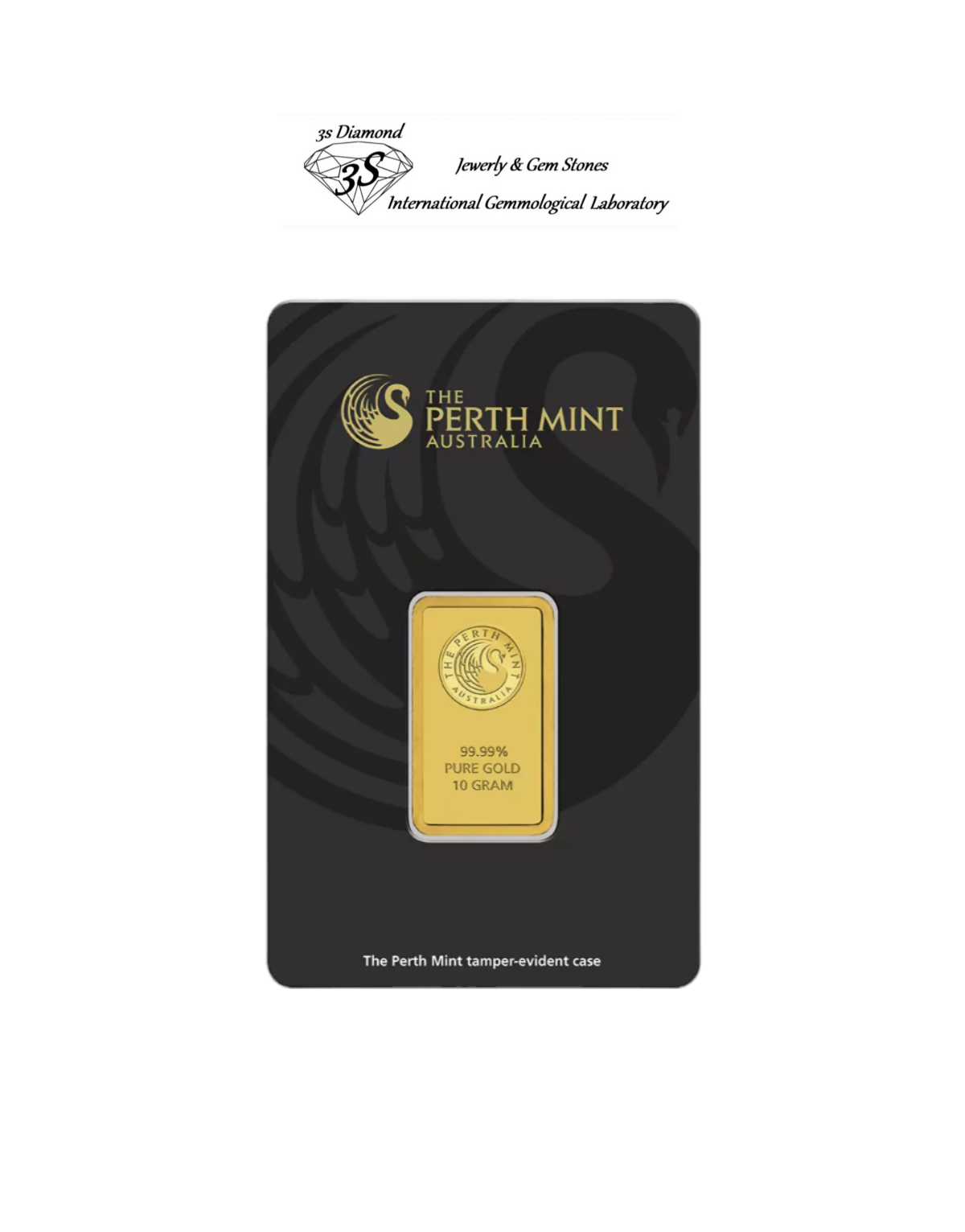 Lingotto oro puro 24k 10 grammi (PAMP) e anche the Perth mint Australia