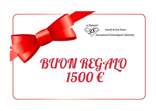 Tarjeta regalo de 1500 euros para utilizar en 12 meses