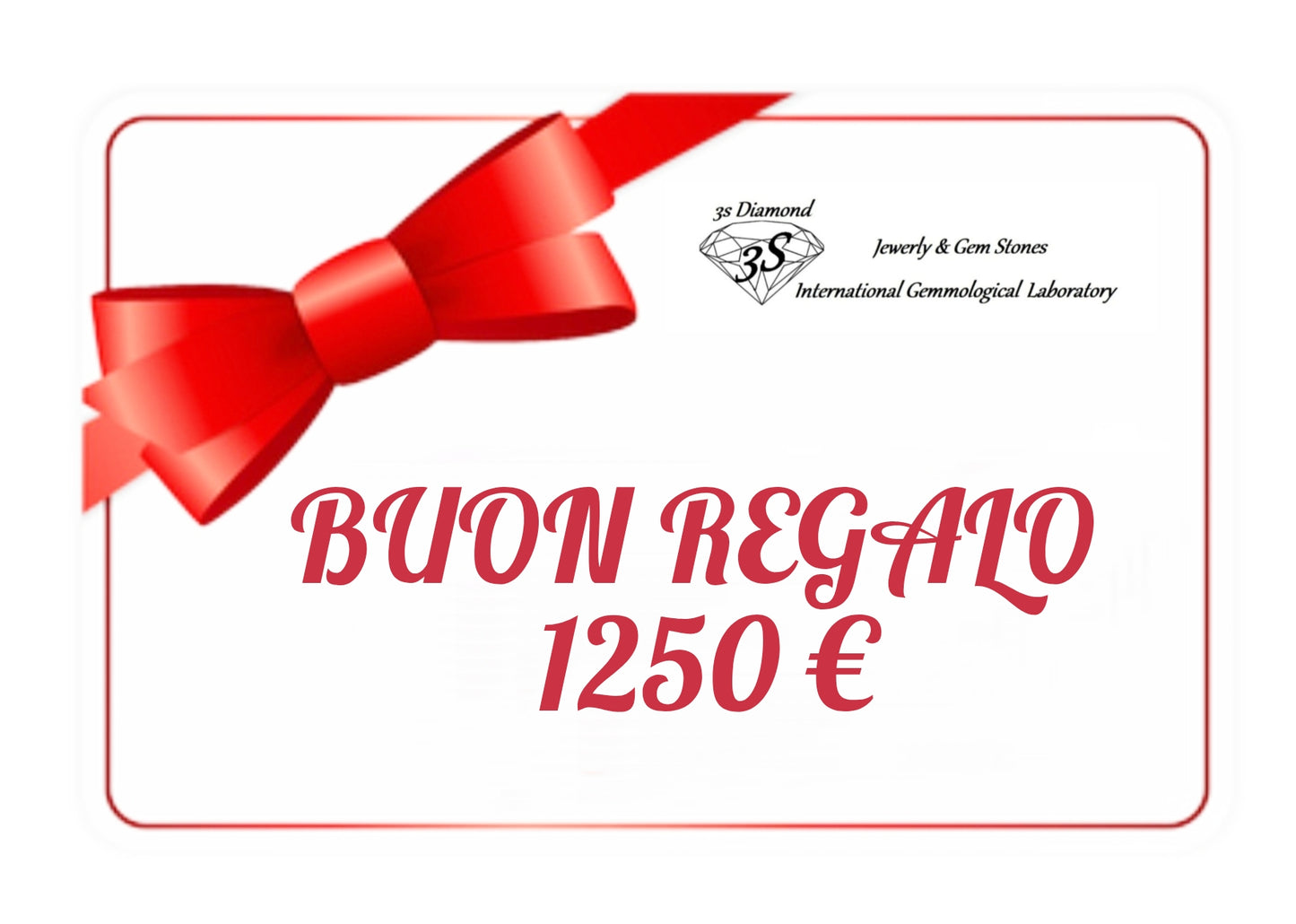 Tarjeta regalo de 1250 euros para regalar y utilizar en 12 meses