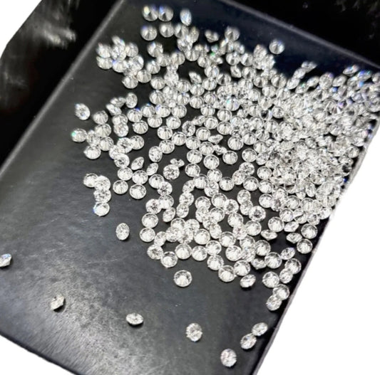 lot 1ct natural diamonds of 1.10 mm Color D VVS1