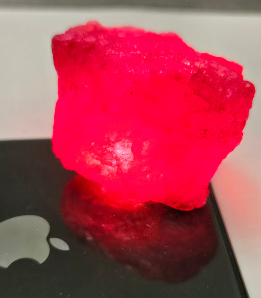 Rubí natural crudo rojo paloma 212 ct