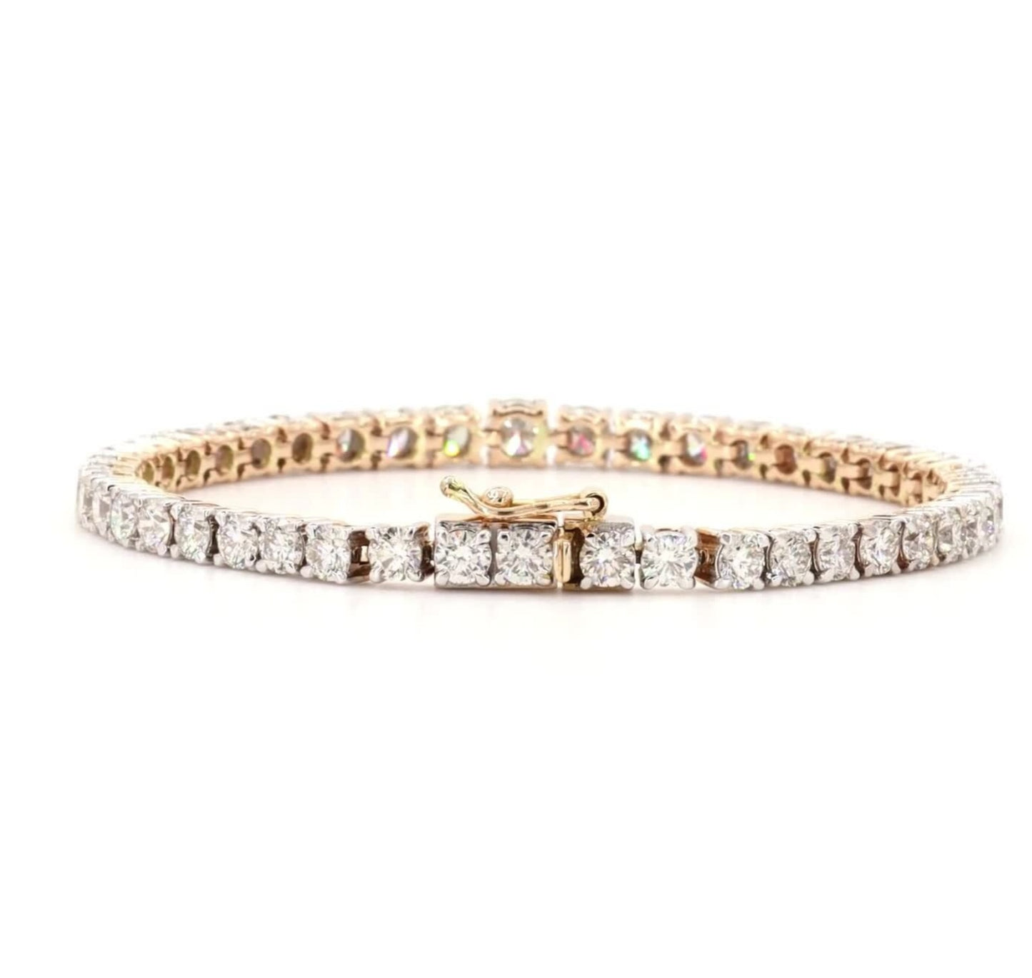 Bracciale - 18 carati Oro giallo - 6.92ct. tw. Diamante (Naturale)