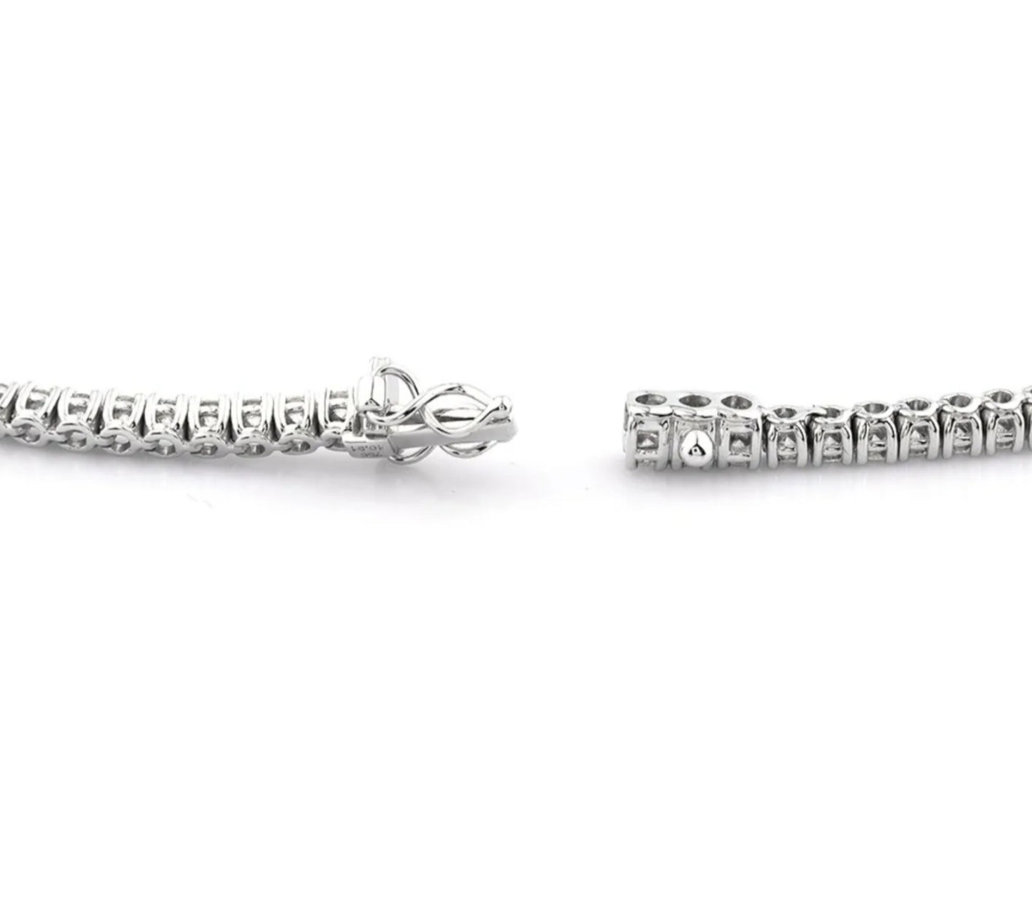 Collana tennis in oro e diamanti naturali 10.91ct certificato IGI