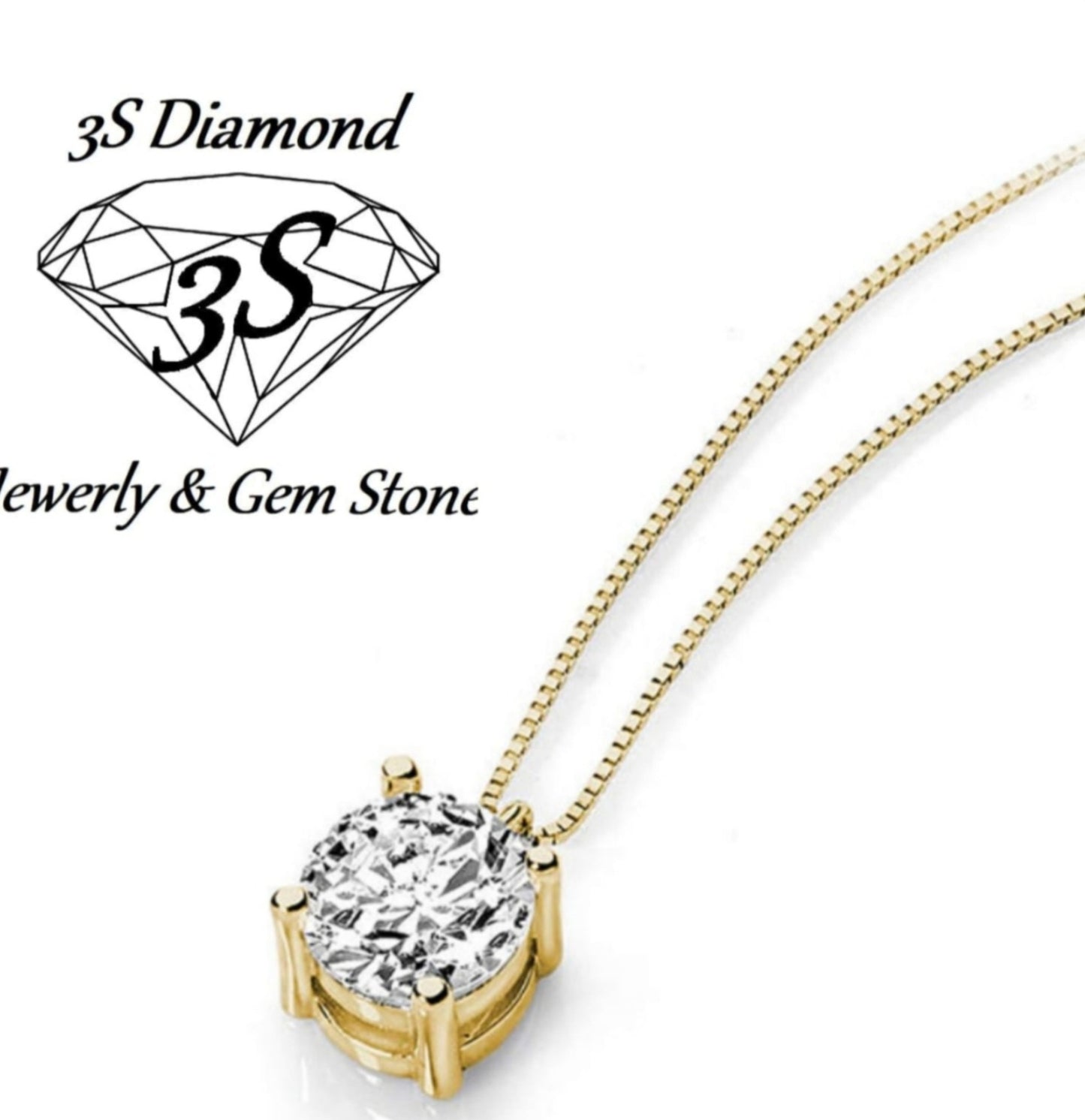 Colgante punto de luz en oro blanco de 18 k con diamantes naturales de 0,10 ct