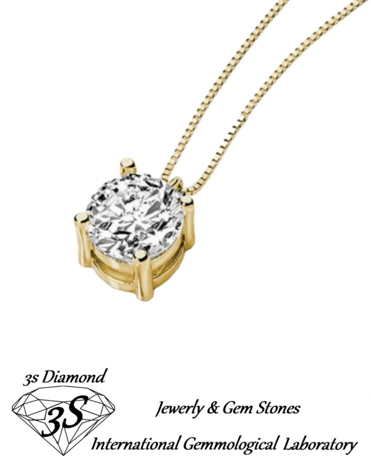 Colgante punto de luz en oro blanco de 18 k con diamantes naturales de 0,10 ct